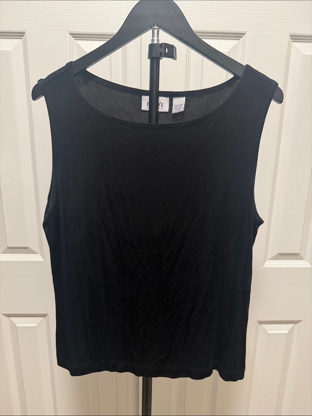 Chico’s Travelers Black Tank Top - Classic Women's Top